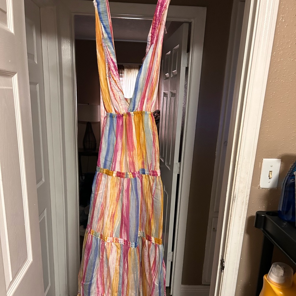Multi colored maxi dress